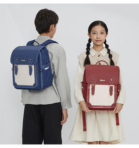 【蓝色】卡拉羊20L双肩背包学生书包7维减负防下坠（建议14岁以下，3-6年级，身高：135-165cm）