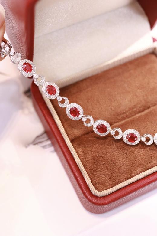 3.52ct 红宝石手链 商品图4
