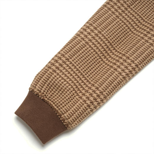 ROMI STUDIO“old money”精纺羊毛短款立领格纹夹克外套23AWW529 商品图3