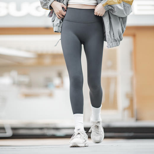 马登 运动休闲瑜伽裤薄款弹力修身高腰收腹鲨鱼裤秋季打底裤女 商品图4