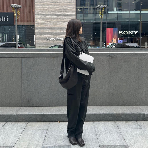 ROMI STUDIO"工装美学“290G斜纹棉多口袋磨毛质感短外套23AWW1360 商品图2