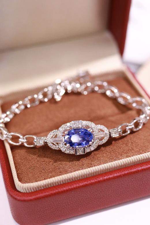 1.88ct 蓝宝石手链 商品图6