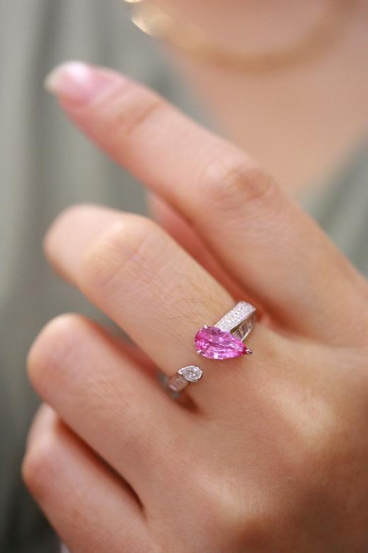 1.34ct 蓝宝石戒指 商品图6