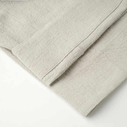 ROMI STUDIO “中式美学” 亚麻混纺微皱肌理感直筒休闲裤24SSK598 商品图3