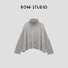 ROMI STUDIO“松弛随性” 100%澳洲精纺羊毛亲肤高领毛衣 23AWM1137 商品缩略图0
