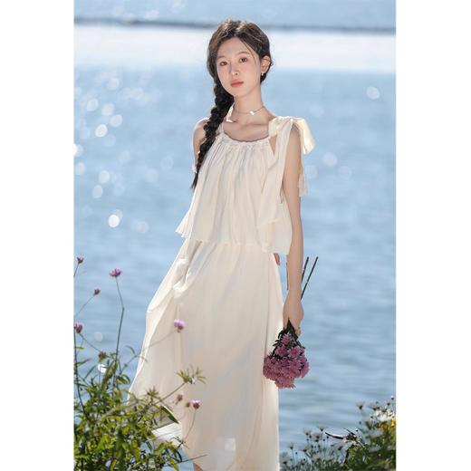 鹿向南 小个子《晨曦之光》法式温柔气质夏针织衫DC00276-1 商品图0