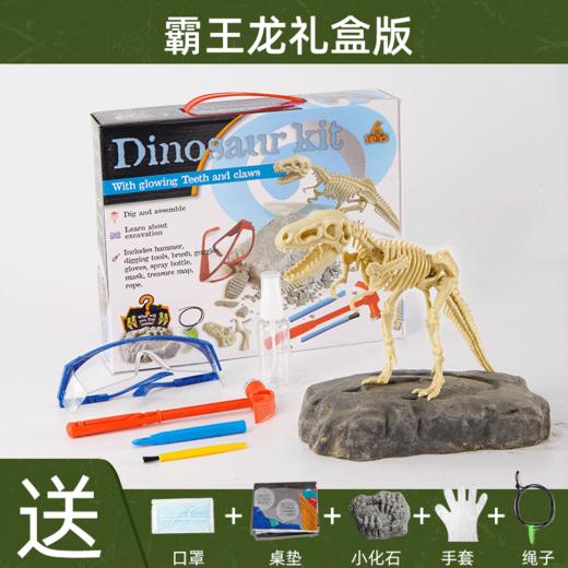 测评优品-朵发儿童考古挖掘玩具 恐龙化石 手工diy盲盒 寻宝藏 趣味礼物 商品图1