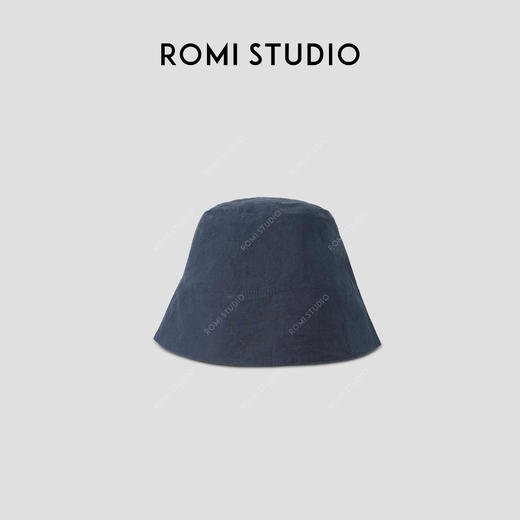 ROMI STUDIO“伴行山野”纸皱感轻量便携宽帽檐遮阳渔夫帽 425YA031 商品图4