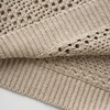 ROMI STUDIO“纵横交织”5s亚麻棉混纺桂花针挑孔针织背心24SSM1008 商品缩略图4