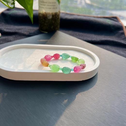 21.84g 8.5mm 雕刻碧玺手链 商品图6