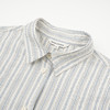 ROMI STUDIO“南法故事”莱赛尔羊毛亚麻混纺撞色条纹衬衣 24SST150 商品缩略图5