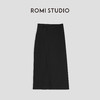 ROMI STUDIO“立体裁剪”高腰不规则开叉中长款西装半身裙 23AWQ140 商品缩略图0
