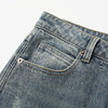 ROMI STUDIO“Classic Retro”牛仔棉微弹水洗猫须牛仔裤 23AWN1459 商品缩略图1