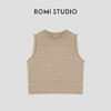ROMI STUDIO“内外兼备”腔调穿搭100%美丽诺羊毛针织背心23AWM398 商品缩略图0