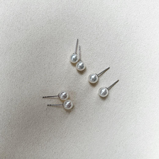CLASSIC系列 14K镶AKOYA珍珠 耳钉 商品图0