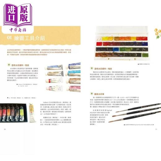 预售 【中商原版】Maruco水彩手绘小画室：用温暖的笔触轻松画出疗愈小动物 港台艺术原版 王诗婷Maruco 台湾东贩 商品图3