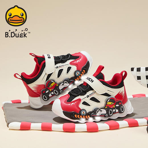 B.Duck小黄鸭童鞋春秋运动鞋22-30 B3583949 商品图3