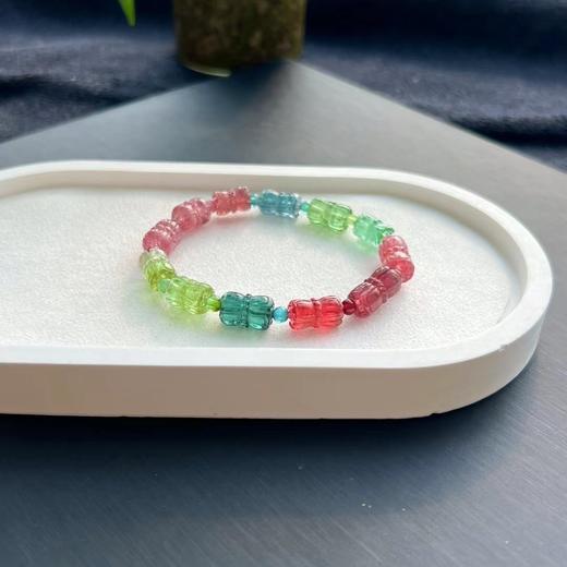 17.56g 8mm 雕刻碧玺手链 商品图1