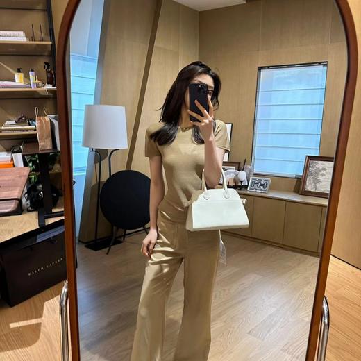 ROMI STUDIO“裸肤挚爱” 轻薄冰爽透气针织基础款纯色短袖T恤M3990 商品图1