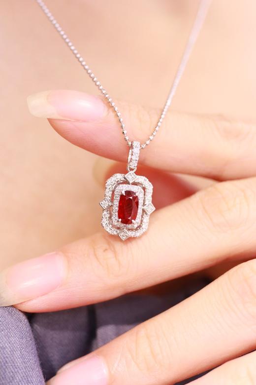 0.77ct 红宝石吊坠 商品图8