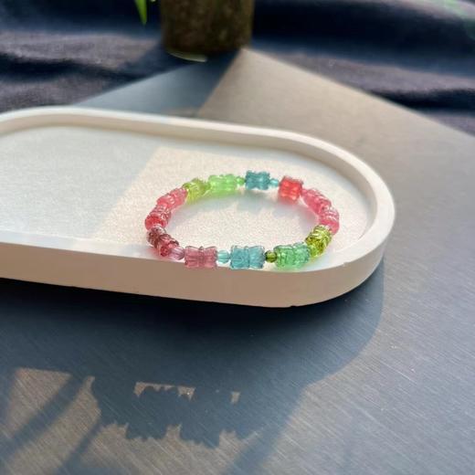 13.28g 7.5mm 雕刻碧玺手链 商品图1