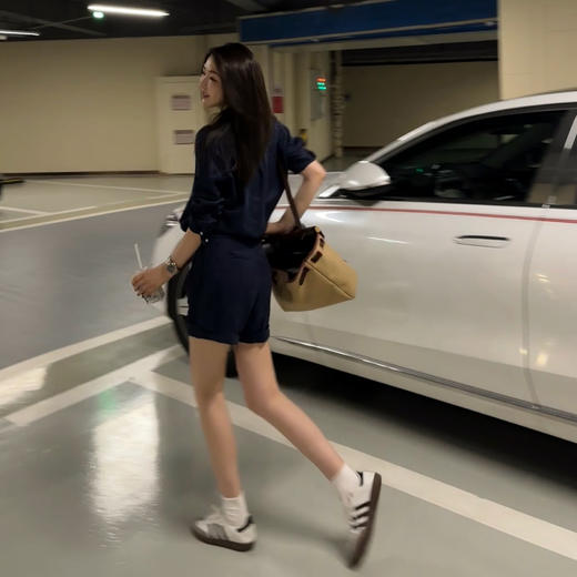 ROMI STUDIO “松弛随性”100%260G亚麻洗水加软透气短裤 24SSK1142 商品图2