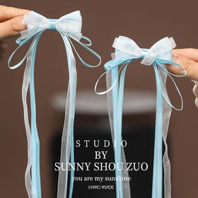 【迷你蝴蝶结发夹】儿童不伤发婴儿发卡盘发神器女孩发夹古风发带