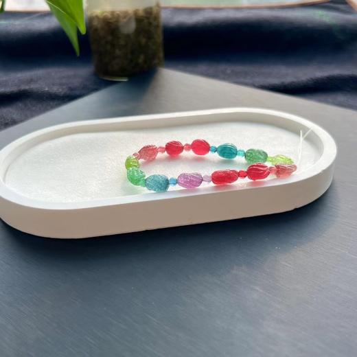 11.68g 7mm 雕刻碧玺手链 商品图3