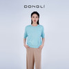 东黎 • 丝绒女士春夏圆领时尚舒适透气半袖 4636 商品缩略图4