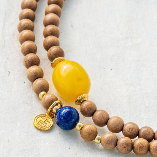 醍醐*原创 时来运转老山檀多宝三圈手串 饰品送礼国庆闪购 商品图3