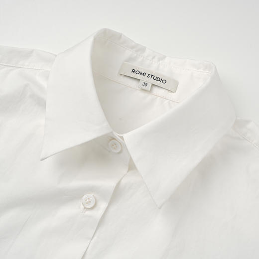 ROMI STUDIO”高支POPLIN”100%60s长绒棉府绸透气长袖衬衣24SST385 商品图2