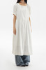 CryingCenter 方领白色简约休闲连衣长裙 哭喊中心 商品缩略图0