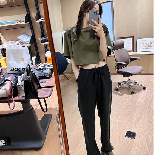 ROMI STUDIO“天丝垂感”天丝麻松紧抽绳垂坠感休闲裤K3369 商品图2