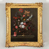 独角鹿西洋古董1657年代法国画家Jacques Samuel Bernard签名创作「繁花」主题静物油画 商品缩略图0