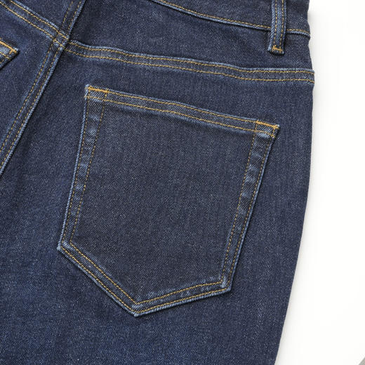 ROMI STUDIO“塑腿系列”棕标竹节纱混纺肌理感纽约牛仔裤 24SSN640 商品图3