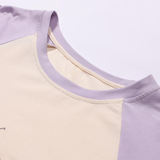 都市丽人睡衣好睡好眠长袖家居服26支CVC单面薄女士棉质套装LHT2K5 商品图4