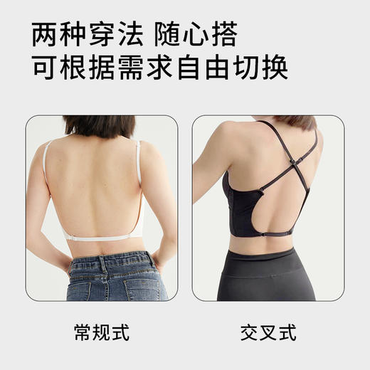半醒it girl抹胸吊带性感背心文胸轻薄防下垂内搭外穿高弹美背胸罩 商品图2
