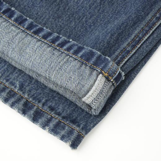 ROMI STUDIO“Clean Fit”100%竹节长绒棉洗水直筒牛仔裤24SSN258 商品图4