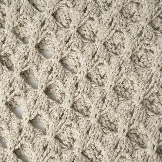 ROMI STUDIO“纵横交织”3针亚麻棉禾纸纱混纺镂空针织背心24SSM942 商品图2