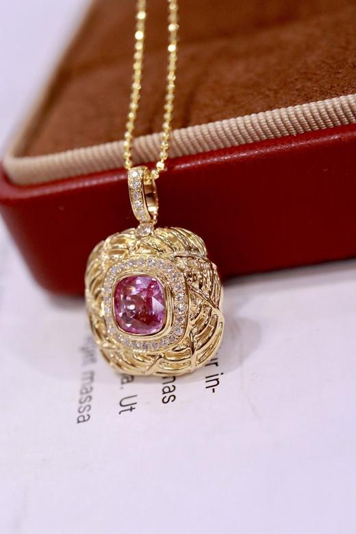 1.2ct 蓝宝石吊坠 商品图2