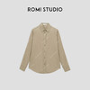 ROMI STUDIO”法式优雅“天丝+棉定织混纺透气长袖衬衣24SST001 商品缩略图2