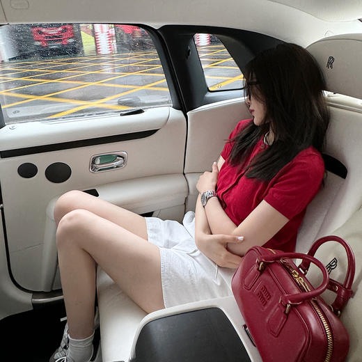 ROMI STUDIO“法式优雅”16s100%精梳棉透气肤感针织开衫421W7019 商品图0