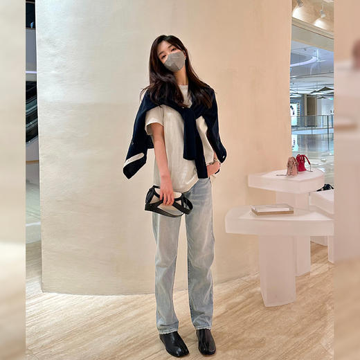 ROMI STUDIO【高品质】复古英伦风 一脚蹬平底圆头分趾皮鞋 S3557 商品图2