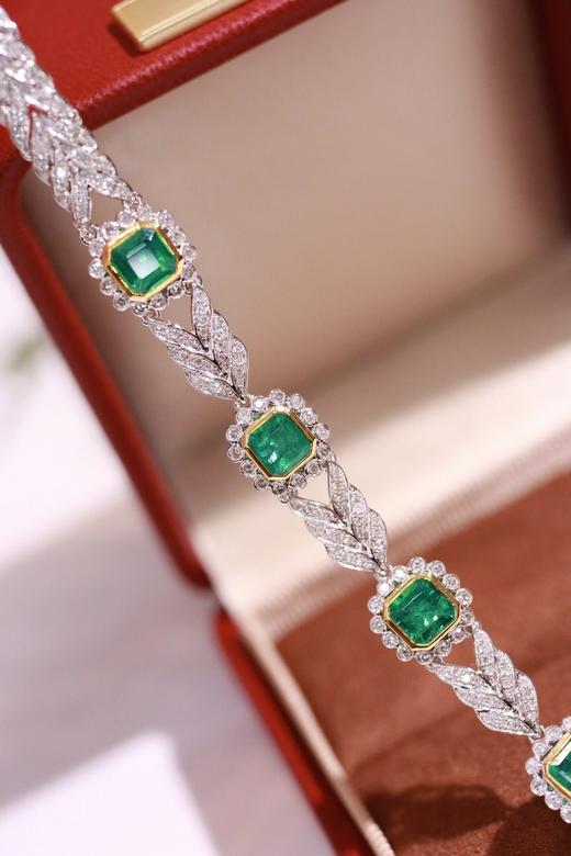 3.3ct 祖母绿手链 商品图1