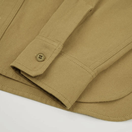 ROMI STUDIO"美式复古”100%棉多口袋牛津布复古卡其衬衣24SST081 商品图3