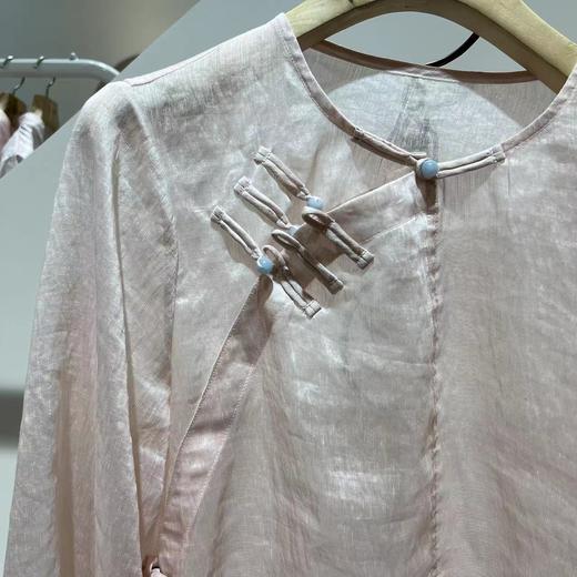 【抖音专属】圆领衬衫（24710337B-粉米） 商品图2