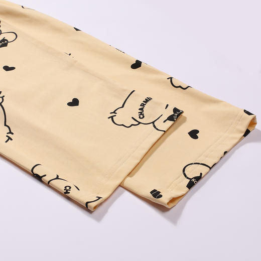 都市丽人睡衣生活家居长袖家居服26支CVC单面薄女士棉质套装LHT2K6 商品图8