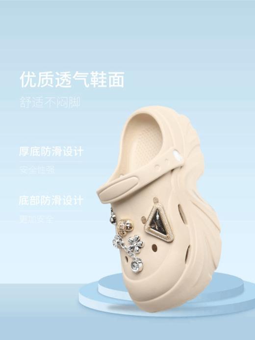 【特价19元】女士厚底洞洞鞋女防滑百搭包头凉拖鞋夏季花园鞋拖鞋夏36-39码【WG24255】 商品图4