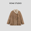 ROMI STUDIO“Vintage” 德国美利奴绵羊皮毛一体大衣外套23AWW1080 商品缩略图0