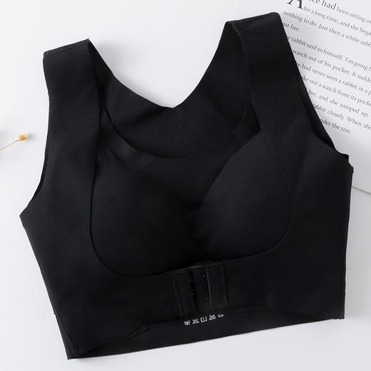 【背背佳+文胸二合一】新款背背佳内衣文胸 胸型调整矫正胸外扩胸下垂 收副乳超聚拢 无钢圈 预防乳腺增生 开肩美背 矫正驼背修饰背部线条前排扣无痕内衣-QQ 商品图6